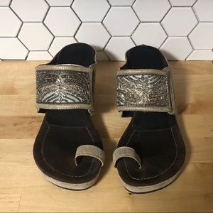 Champagne sandals